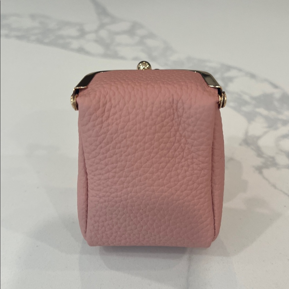 Pink Mini Kiss-Lock Coin Pouch - Picture 12 of 16
